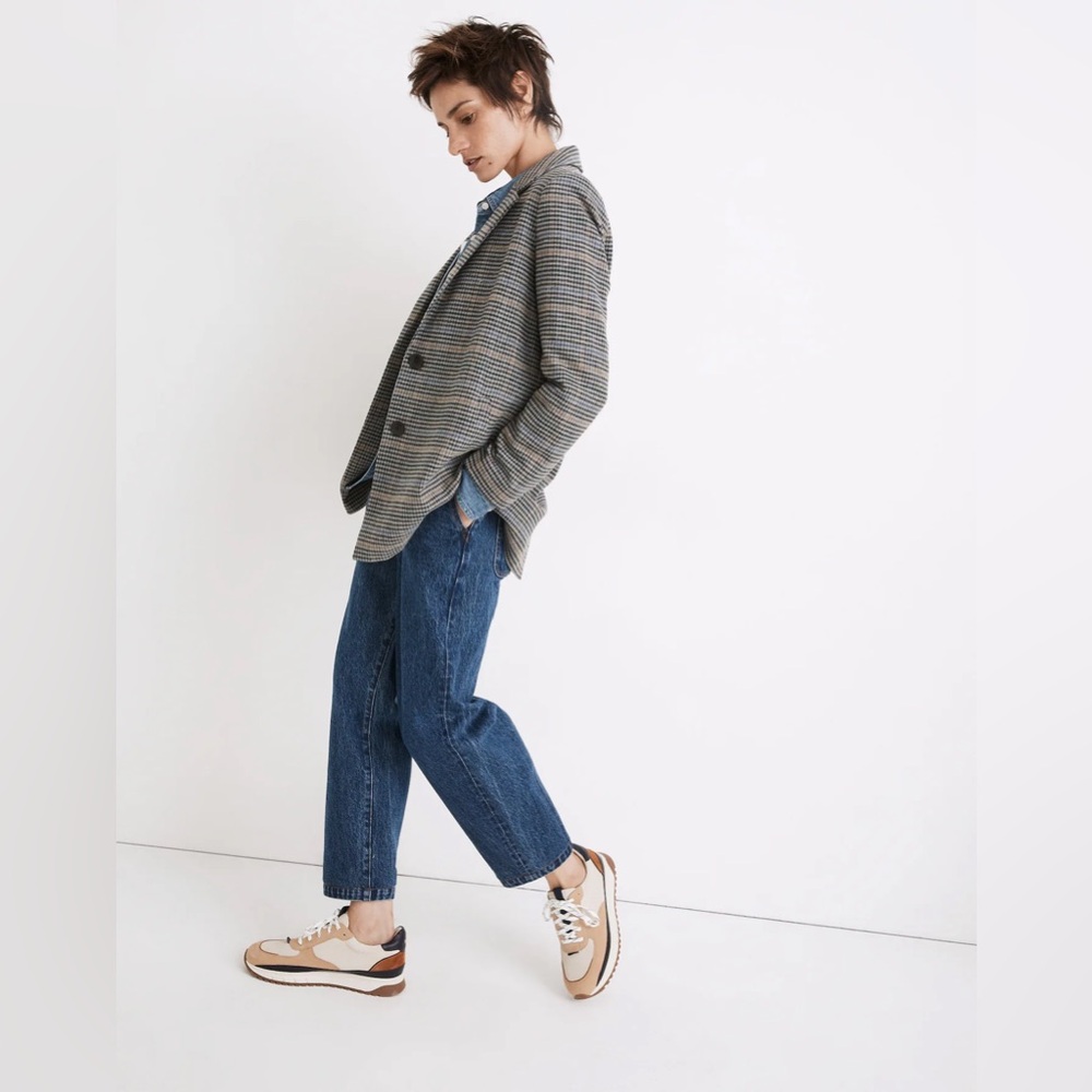 EUC Madewell Dorset Blazer in Bowne Plaid/ Color Essex Houndstooth Menswear (M) - Picture 2 of 15